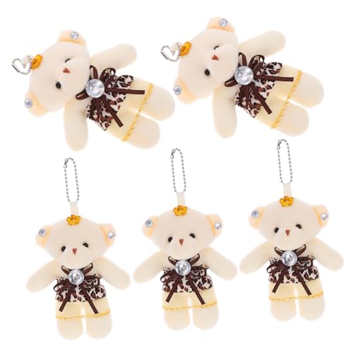 HOOTNEE 5 Stück Hochzeitsbären Spielzeugstrauß Hochzeits Minibären Ausgestopfte Bärenfiguren Schöne Kleine Bären Valentinstags Bär Dekorationen Anhänger Schlüsselanhänger HOOTNEE 5 Stück Hochzeitsbären Spielzeugstrauß Hochzeits Minibären Ausgestopfte Bärenfiguren Schöne Kleine Bären Valentinstags Bär Dekorationen Anhänger Schlüsselanhänger von HOOTNEE