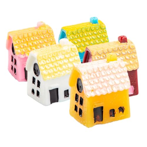 HOOTNEE 5 Stück Mikrolandschaft kleines Haus dekorative Hausverzierung Miniaturhausverzierung Kleine Hausdekoration Dollhouse Decor Minature Dinge Mikro-Landschaftsskulptur Harz HOOTNEE 5 Stück Mikrolandschaft kleines Haus dekorative Hausverzierung Miniaturhausverzierung Kleine Hausdekoration Dollhouse Decor Minature Dinge Mikro-Landschaftsskulptur Harz von HOOTNEE