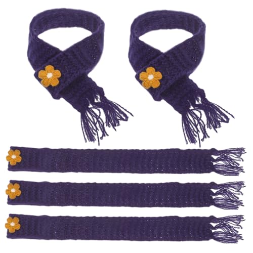 HOOTNEE 5 Stück Mini Schal, Häkelschal, Winziger Schal, Winzige Schals Zum Basteln, Mini Schals Zum Basteln, Handgefertigtes Strickspielzeug, Mini Strickmütze, Schal, Kleiner Schal, HOOTNEE 5 Stück Mini Schal, Häkelschal, Winziger Schal, Winzige Schals Zum Basteln, Mini Schals Zum Basteln, Handgefertigtes Strickspielzeug, Mini Strickmütze, Schal, Kleiner Schal, von HOOTNEE