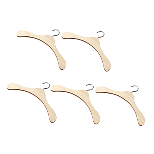 HOOTNEE 5er Set Miniatur Kleiderbügel Für Puppen Platzsparende Puppenschrank Kleiderbügel Aus Natürlicher Farbe Ideal Für Puppenbekleidung Und Zubehör HOOTNEE 5er Set Miniatur Kleiderbügel Für Puppen Platzsparende Puppenschrank Kleiderbügel Aus Natürlicher Farbe Ideal Für Puppenbekleidung Und Zubehör von HOOTNEE