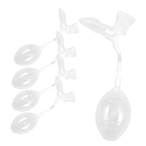 HOOTNEE 5 Stück Spielzeug Zubehör, DIY Haarband, Ohrbewegliche Ohrkappen, DIY Tragbare Ohrmütze, Ohrbewegliche Mütze, Ohrbewegliches DIY Zubehör, Ohrmützen, Transparent von HOOTNEE
