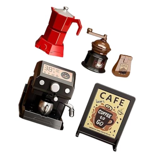 HOOTNEE 5 Stück Teiliges Kaffeemaschine für Puppenhaus Realistisches Modell für Sammler und Enthusiasten Authentisches Design für Dekoration HOOTNEE 5 Stück Teiliges Kaffeemaschine für Puppenhaus Realistisches Modell für Sammler und Enthusiasten Authentisches Design für Dekoration von HOOTNEE