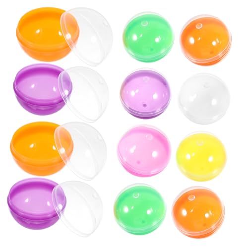 HOOTNEE 50 Stück Gacha Schalen, Kunststoff Verpackungsbälle, , Automatenbälle, Leere Bälle, Lustige Farbige Bälle, Partygeschenke, Goodie Bags, Füller, Leere Kapseln, Bälle, Befüllbare HOOTNEE 50 Stück Gacha Schalen, Kunststoff Verpackungsbälle, , Automatenbälle, Leere Bälle, Lustige Farbige Bälle, Partygeschenke, Goodie Bags, Füller, Leere Kapseln, Bälle, Befüllbare von HOOTNEE