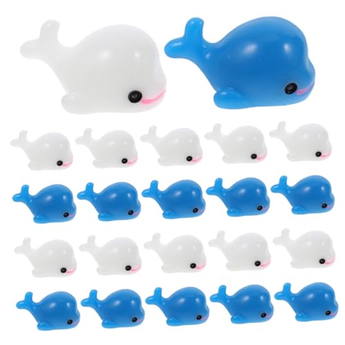 HOOTNEE 50 Stück Mikro-Landschaftsverzierung Mini-Ornamente aus Harz Mini-Statue aus Harz Meerestier-Ornamente Aquarienschmuck Minifiguren für Ausschnitte für Meerestiere von HOOTNEE