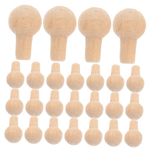 HOOTNEE 50 Stück Miniaturgriffe, Winzige Möbelknöpfe Aus Holz, Miniatur Schubladengriffe, Schrankgriffe Für Puppenhäuser, Winzige Spielzeuge, Mini Türknöpfe Aus Holz, Muster HOOTNEE 50 Stück Miniaturgriffe, Winzige Möbelknöpfe Aus Holz, Miniatur Schubladengriffe, Schrankgriffe Für Puppenhäuser, Winzige Spielzeuge, Mini Türknöpfe Aus Holz, Muster von HOOTNEE