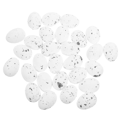 HOOTNEE 50 Stück Schaumeier, Osterszenen , Eier, Ornament, Schaumeier, Eier , Festival Szenen , Osterschaum Eier, DIY Eier, Festival Verzierung, Kleines Osterei, Zum Schmücken, DIY von HOOTNEE