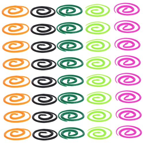 HOOTNEE 50 Stück Simulations Spielzeugschlange Realistische Gefälschte Schlange Spielzeugschlangen Streich Partygeschenke Realistische Spielzeugschlange Gefälschte Schlange von HOOTNEE