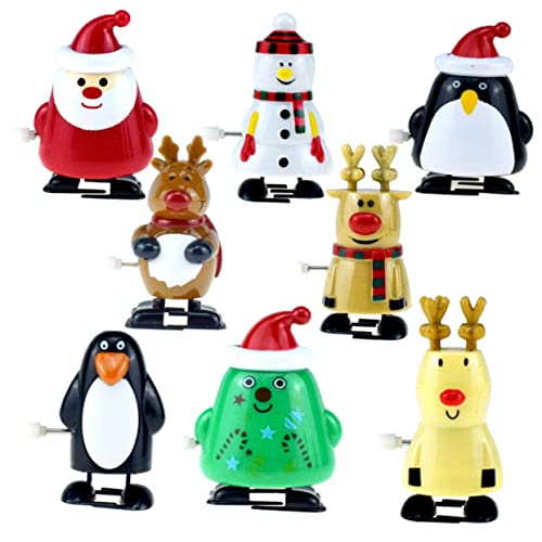 HOOTNEE 5St Gefälligkeiten für Weihnachtsfeiern Spielzeug für Kinder kinderspielzeug aufziehbares Tierspielzeug Weihnachtstütenfüller Geschenke Spielzeuge Elchspielzeug Weihnachtsbaum von HOOTNEE