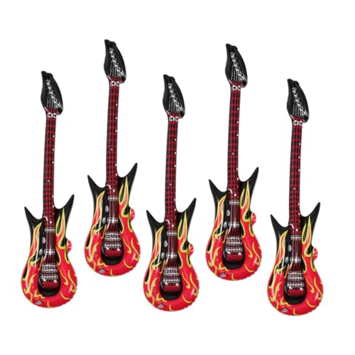 HOOTNEE Aufblasbare Party-Requisiten – E-Gitarren-Requisite Geburtstagsparty-Dekorationen von HOOTNEE