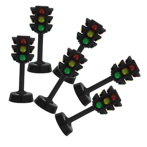 HOOTNEE 6 Stück Ampelspielzeug -Ampel zum Bahnübergang Ampelfahrzeug Ampelkinder -Ampel stopplicht Ampel am Zebrastreifen Playsets für Mädchen Abs Schwarz HOOTNEE 6 Stück Ampelspielzeug -Ampel zum Bahnübergang Ampelfahrzeug Ampelkinder -Ampel stopplicht Ampel am Zebrastreifen Playsets für Mädchen Abs Schwarz von HOOTNEE