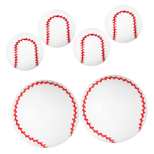 HOOTNEE 6 Stück Aufblasbarer Baseball Babyball, Baseball Partygeschenke, Baseball Poolspielzeug, Baseball Dekorationen, Baseball Babyspielzeug, Baseball Strandbälle, Baseball Hüpfbälle, HOOTNEE 6 Stück Aufblasbarer Baseball Babyball, Baseball Partygeschenke, Baseball Poolspielzeug, Baseball Dekorationen, Baseball Babyspielzeug, Baseball Strandbälle, Baseball Hüpfbälle, von HOOTNEE