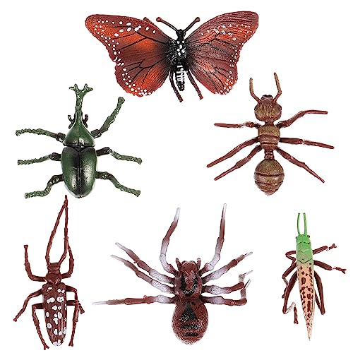 HOOTNEE 6 Stück Insektenmodell Spielzeug Figuren Spielzeug Spielzeug Insekt Realistisches Kinderspielzeug Realistisches Insektenspielzeug Simulation Insekt Realistische Insektenfiguren HOOTNEE 6 Stück Insektenmodell Spielzeug Figuren Spielzeug Spielzeug Insekt Realistisches Kinderspielzeug Realistisches Insektenspielzeug Simulation Insekt Realistische Insektenfiguren von HOOTNEE