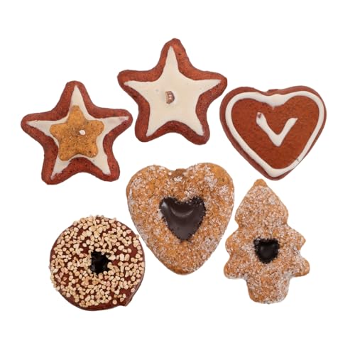 HOOTNEE 6 Stück Keksmodell Simulation Essen realistisch Cookies-Modell dekoratives Essen Faux-Desserts zur Präsentation künstlicher Keks künstlicher Nachtisch Faux-Gebäck-Display Plastik HOOTNEE 6 Stück Keksmodell Simulation Essen realistisch Cookies-Modell dekoratives Essen Faux-Desserts zur Präsentation künstlicher Keks künstlicher Nachtisch Faux-Gebäck-Display Plastik von HOOTNEE