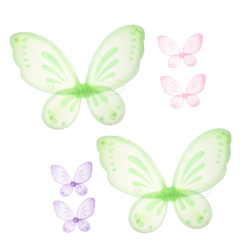 HOOTNEE 6 Stück Make Up Flügel Kostüm Fee Schmetterling Für Mädchen Party Anzieh Party Flügel Requisite Cosplay Foto Requisiten Anzieh Cosplay Flügel Party Flügel Flügel Nylon HOOTNEE 6 Stück Make Up Flügel Kostüm Fee Schmetterling Für Mädchen Party Anzieh Party Flügel Requisite Cosplay Foto Requisiten Anzieh Cosplay Flügel Party Flügel Flügel Nylon von HOOTNEE