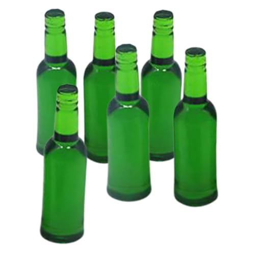HOOTNEE 6 Stück Mini Bierflaschen, Landschaftsflaschen, Spielzeug Dekorflaschen, Puppenhaus, Modellflaschen, Mini, Hausdekorationen, Tiny House Flaschen, Modell, Mini Lebensmittel HOOTNEE 6 Stück Mini Bierflaschen, Landschaftsflaschen, Spielzeug Dekorflaschen, Puppenhaus, Modellflaschen, Mini, Hausdekorationen, Tiny House Flaschen, Modell, Mini Lebensmittel von HOOTNEE