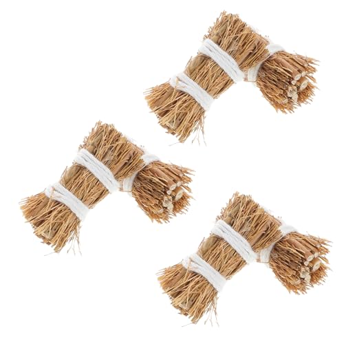 HOOTNEE 6 Stück Mini Heuballen Dekorative Heuhaufen für Puppenhaus Sandtisch und DIY Bastelprojekte Robuste und Sichere Materialien für Kreative Szenen HOOTNEE 6 Stück Mini Heuballen Dekorative Heuhaufen für Puppenhaus Sandtisch und DIY Bastelprojekte Robuste und Sichere Materialien für Kreative Szenen von HOOTNEE