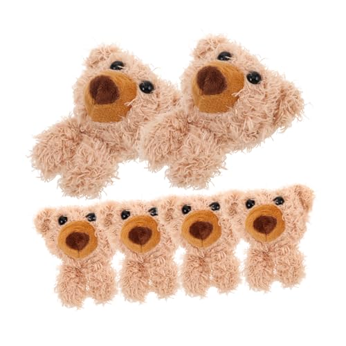 HOOTNEE 6stücke Plüschtier Für Kleidungszubehör Bastelmaterial DIY Dekoratives Tier Für Kleidung Dekoration Bekleidungsaccessoire von HOOTNEE