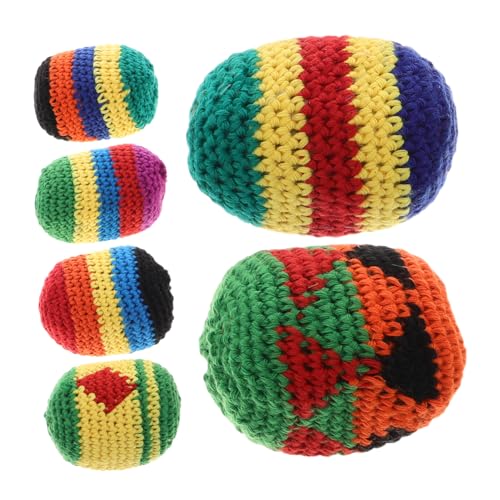 HOOTNEE 6 Stück Sandsackspielzeug weiche Sitzsäcke mehrfarbiger Kickball Gestrickter Kickball Gehäkelte Sitzsäcke jonglieren Bälle Gestrickte Jonglierbälle Gehäkelter Kickball Garn HOOTNEE 6 Stück Sandsackspielzeug weiche Sitzsäcke mehrfarbiger Kickball Gestrickter Kickball Gehäkelte Sitzsäcke jonglieren Bälle Gestrickte Jonglierbälle Gehäkelter Kickball Garn von HOOTNEE