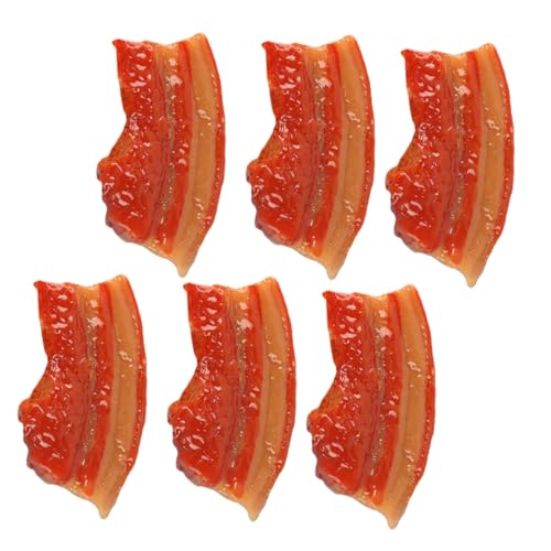 HOOTNEE 6 Stück Simulierter Schweinebauch, Fotografie, Fleischmodell, Küchen Requisite, , Fleischspielzeug, Künstliches Fleisch, Requisite, Aussehendes Gefälschtes Fleisch, Gefälschtes HOOTNEE 6 Stück Simulierter Schweinebauch, Fotografie, Fleischmodell, Küchen Requisite, , Fleischspielzeug, Künstliches Fleisch, Requisite, Aussehendes Gefälschtes Fleisch, Gefälschtes von HOOTNEE