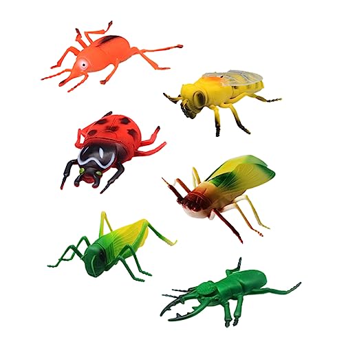 HOOTNEE 6 Stück Teiliges Insektenfigurenset Realistische Modellspielzeuge für Lernspielzeug für Junge für Rollenspiele und Kreative Projekte Bunt und Lehrreich HOOTNEE 6 Stück Teiliges Insektenfigurenset Realistische Modellspielzeuge für Lernspielzeug für Junge für Rollenspiele und Kreative Projekte Bunt und Lehrreich von HOOTNEE