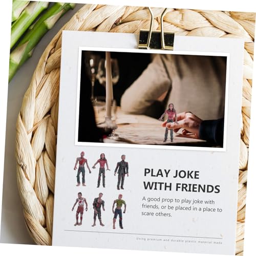 HOOTNEE 6 Stück Teiliges Mini Zombie Figuren aus Kunststoff Realistische Walking Dead Modelle Detailreiche Horror Dekoration für Halloween Party Gruselige Miniatur Action Spielzeuge für HOOTNEE 6 Stück Teiliges Mini Zombie Figuren aus Kunststoff Realistische Walking Dead Modelle Detailreiche Horror Dekoration für Halloween Party Gruselige Miniatur Action Spielzeuge für von HOOTNEE