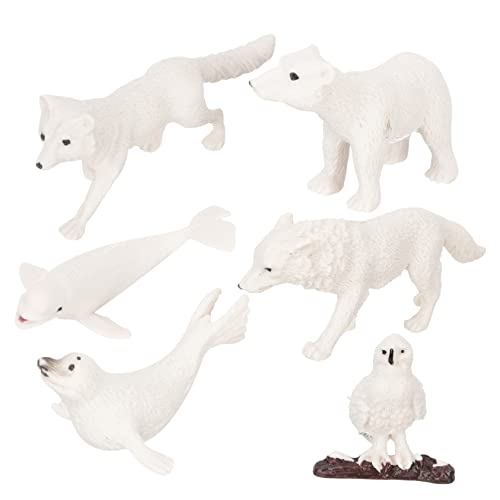 HOOTNEE 6 Stück Teiliges Wildtiere Miniaturfiguren für Lernspielzeug Tierkenntnissen für Heimdekoration und Kreatives mit Freunden HOOTNEE 6 Stück Teiliges Wildtiere Miniaturfiguren für Lernspielzeug Tierkenntnissen für Heimdekoration und Kreatives mit Freunden von HOOTNEE