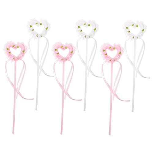 HOOTNEE 6 Stück Zauberstäbe mit Ribbons Kreative Feenstäbe für Leicht und Handlich für Partys und Aufführungen für Fantasie und Spaß HOOTNEE 6 Stück Zauberstäbe mit Ribbons Kreative Feenstäbe für Leicht und Handlich für Partys und Aufführungen für Fantasie und Spaß von HOOTNEE