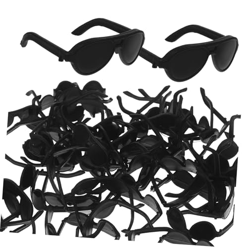 HOOTNEE 60 Stück Mini Puppen Sonnenbrillen Farbige Dekoration für Puppen für Rollenspiele und Kreative Spielideen Leicht und Accessoires für Puppenhaus und Fotorequisiten HOOTNEE 60 Stück Mini Puppen Sonnenbrillen Farbige Dekoration für Puppen für Rollenspiele und Kreative Spielideen Leicht und Accessoires für Puppenhaus und Fotorequisiten von HOOTNEE