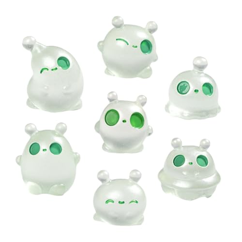 HOOTNEE 7 Stück Miniaturisierte Alien Figuren Teiliges Leuchtende DIY Dekoration für Feengarten Kinderzimmer Schreibtisch und Home Office Quirky Leuchtend Vielseitig Einsetzbar HOOTNEE 7 Stück Miniaturisierte Alien Figuren Teiliges Leuchtende DIY Dekoration für Feengarten Kinderzimmer Schreibtisch und Home Office Quirky Leuchtend Vielseitig Einsetzbar von HOOTNEE