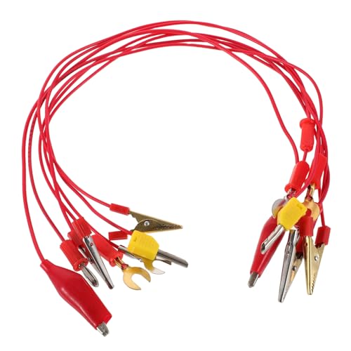 HOOTNEE 7 Teiliges Experimentierkabel Wissenschaftliche Experimente Für Physiklabor Experimentierwerkzeuge Krokodilklemmen Zum Testen Von Kabeln Bananenstecker Testclip Für HOOTNEE 7 Teiliges Experimentierkabel Wissenschaftliche Experimente Für Physiklabor Experimentierwerkzeuge Krokodilklemmen Zum Testen Von Kabeln Bananenstecker Testclip Für von HOOTNEE
