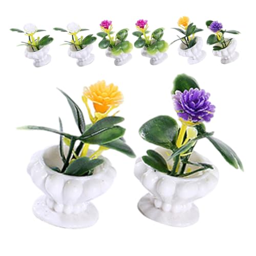 HOOTNEE Miniatur-topfpflanzen Satz Künstliche Pflanzen Klein Für Puppenhaus Dekoration Miniatur Garten Blumen Modelle Heim Ornament HOOTNEE Miniatur-topfpflanzen Satz Künstliche Pflanzen Klein Für Puppenhaus Dekoration Miniatur Garten Blumen Modelle Heim Ornament von HOOTNEE