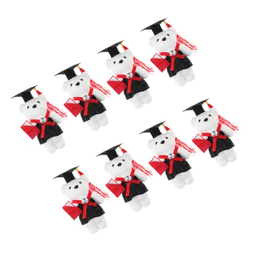 HOOTNEE 8 Stück Mini Abschlussbär Teiliges Niedlicher Plüschbär für Graduierungsfeiern DIY Blumenstrauß Dekoration Langlebiges Schaumstoffmaterial Einzigartiges für Absolventen HOOTNEE 8 Stück Mini Abschlussbär Teiliges Niedlicher Plüschbär für Graduierungsfeiern DIY Blumenstrauß Dekoration Langlebiges Schaumstoffmaterial Einzigartiges für Absolventen von HOOTNEE