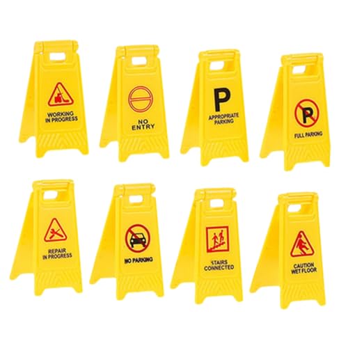 HOOTNEE 8 Stück Verkehrswarnschild Für Kinder, Straßenbauschilder, Spielzeug, Verkehrsschildmodelle, Miniatur Warnschild, Kinder Verkehrsspielzeug, Warnschild Spielzeug, Verkehrsschild HOOTNEE 8 Stück Verkehrswarnschild Für Kinder, Straßenbauschilder, Spielzeug, Verkehrsschildmodelle, Miniatur Warnschild, Kinder Verkehrsspielzeug, Warnschild Spielzeug, Verkehrsschild von HOOTNEE