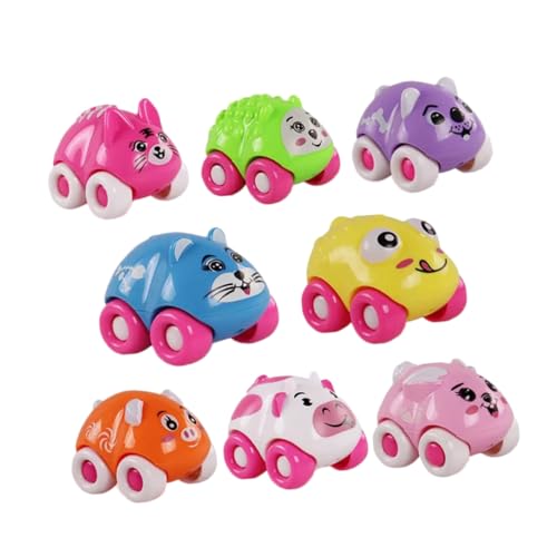 HOOTNEE 8 Teiliges Cartoon Tierfahrzeug Set Schiebe Für Kleinkinder Und Babys Lustige Tiermodelle Zur Frühen Von Lernfähigkeiten Zufällige Designs HOOTNEE 8 Teiliges Cartoon Tierfahrzeug Set Schiebe Für Kleinkinder Und Babys Lustige Tiermodelle Zur Frühen Von Lernfähigkeiten Zufällige Designs von HOOTNEE