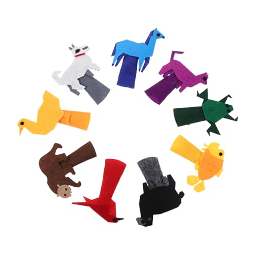 HOOTNEE 9 Stück Cartoon Animal Puppet weiche Fingerpuppen Weiches Filzspielzeug Geschichte Fingerpuppen Fingerpuppen Fingerpuppen Stofftiere Filzspielzeug Filzpuppen gefühlt HOOTNEE 9 Stück Cartoon Animal Puppet weiche Fingerpuppen Weiches Filzspielzeug Geschichte Fingerpuppen Fingerpuppen Fingerpuppen Stofftiere Filzspielzeug Filzpuppen gefühlt von HOOTNEE