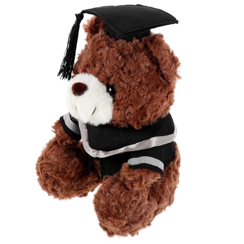 HOOTNEE Abschluss Plüschbär mit Doktorhut Süßes Stofftier für Graduierung Perfektes für Studenten aus Hochwertigem Material Bezauberndes Design für Abschlussfeiern HOOTNEE Abschluss Plüschbär mit Doktorhut Süßes Stofftier für Graduierung Perfektes für Studenten aus Hochwertigem Material Bezauberndes Design für Abschlussfeiern von HOOTNEE