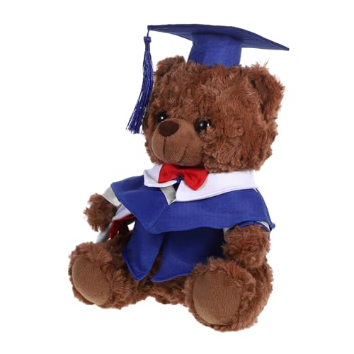 HOOTNEE Arztanzugbär Puppe Abschlussbär Puppe Diplom-Puppe Doktorbär-abschluss Mini-plüsch-abschlussspielzeug Weiches Arztspielzeug Plüschbär-abschlussoutfit Plüschtiere Blau Pp Baumwolle HOOTNEE Arztanzugbär Puppe Abschlussbär Puppe Diplom-Puppe Doktorbär-abschluss Mini-plüsch-abschlussspielzeug Weiches Arztspielzeug Plüschbär-abschlussoutfit Plüschtiere Blau Pp Baumwolle von HOOTNEE