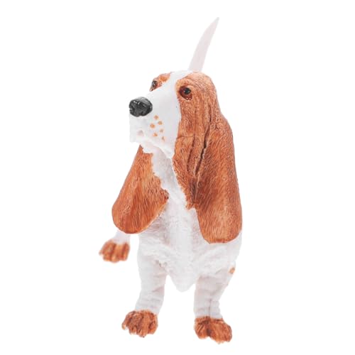HOOTNEE Basset Hund Modellspielzeug für Kinder Realistische Hundefigur aus Robustem Kunststoff für Dekoration und Spielzeug HOOTNEE Basset Hund Modellspielzeug für Kinder Realistische Hundefigur aus Robustem Kunststoff für Dekoration und Spielzeug von HOOTNEE