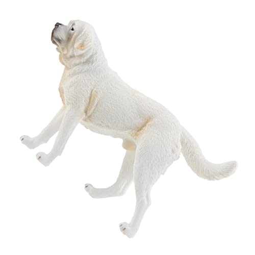 HOOTNEE Bernhardiner Hundemodell, Entzückende Hundefigur, Simulation Von Tierfiguren, Miniatur Hundefiguren, Tischhunde Ornament, Hundefiguren Für Kinder, Realistischer Welpe, von HOOTNEE