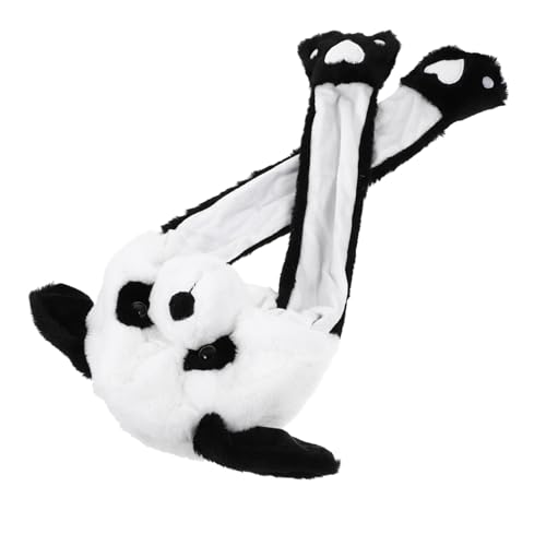 HOOTNEE Bewegliche Kappe Ohrabdeckung Kaninchen Tier Cosplay Tierhut Panda Kürbis Erwachsene Lustige Hüte Cartoon Hut Partyhut Junge Mädchen Halloween Kostüm Hut von HOOTNEE