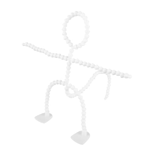 HOOTNEE Beweglicher Puppenskelettrahmen mit Gelenken für DIY Puppenherstellung Stabiles Kunststoff Skelett mit Drehbarem Kopf und Flexiblem Design Geeignet für Puppenzubehör von HOOTNEE