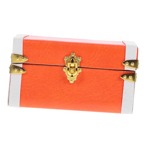 HOOTNEE Box Mini Modellkoffer Miniaturgepäck Mini Puppenkoffer Mini Koffer Spielzeug Mini Hausdekor Puppenhausgepäck Mini Hausornament Puppenhaus Minidekor Miniaturkoffer von HOOTNEE