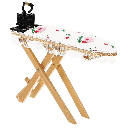 HOOTNEE Bügelbrett für Puppenhäuser Realistisches Design Leicht und Tragbar für Mikro Landschaften DIY Projekte und Foto Requisite Puppenhaus Möbel Dekoration HOOTNEE Bügelbrett für Puppenhäuser Realistisches Design Leicht und Tragbar für Mikro Landschaften DIY Projekte und Foto Requisite Puppenhaus Möbel Dekoration von HOOTNEE