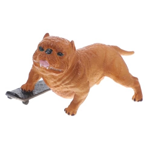 HOOTNEE Bully Hundespielzeug, Simuliertes Hundemodell, Simulation, Realistische Hundefiguren, Welpenfiguren, Simulation, Tiermodell, Künstliches Welpenornament, Simulation, Welpenschmuck, von HOOTNEE