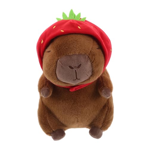 HOOTNEE Capybara plüschpuppe Capybara kostüm Süße Capybara zimmerdekoration Erdbeer Capybara kuscheltiere für Mädchen Capybara plüsch Große Capybara Hausschuhe Erdbeer zimmerdekoration HOOTNEE Capybara plüschpuppe Capybara kostüm Süße Capybara zimmerdekoration Erdbeer Capybara kuscheltiere für Mädchen Capybara plüsch Große Capybara Hausschuhe Erdbeer zimmerdekoration von HOOTNEE