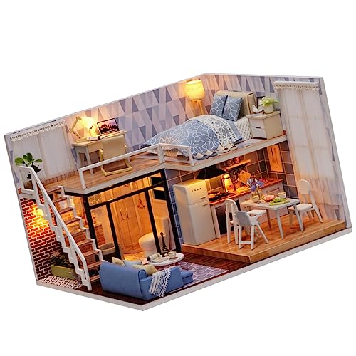 HOOTNEE DIY Miniatur Haus Bausatz für Erwachsene Manuelles Zusammenbauen Kreatives Puzzle Wohnhaus Kleines DIY Holzhaus für Familie und Freunde Dekoratives Bastelset HOOTNEE DIY Miniatur Haus Bausatz für Erwachsene Manuelles Zusammenbauen Kreatives Puzzle Wohnhaus Kleines DIY Holzhaus für Familie und Freunde Dekoratives Bastelset von HOOTNEE