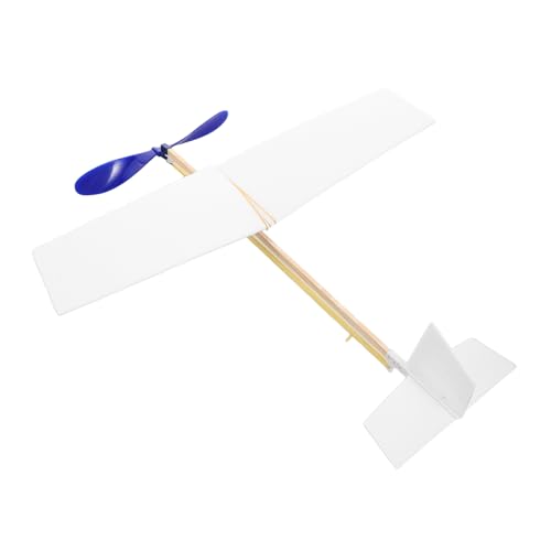 HOOTNEE DIY Styroporflieger Modellflugzeug für Erwachsene Gummiband Angetriebenes Flugzeug mit Individueller Lackierung Spaßige Bastelaktivität für Kreative Lehrreiches für Outdoor von HOOTNEE