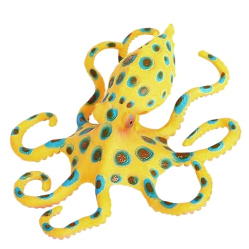 HOOTNEE Desktop Oktopus Dekoration Simulation Realistische Oktopus Figuren Meerestierfigur Simulation Oktopus Dekoration Oktopus Modell Oktopus Form Ornament Tierfiguren von HOOTNEE