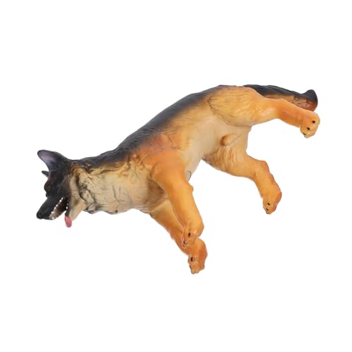 HOOTNEE Dog Statue Dekofigur Hundefigur Für Tischdekoration Simulation Hundemodell Langlebigem Material Für Miniaturgärten Und Wohnräume von HOOTNEE