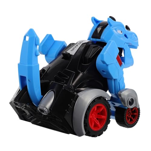 HOOTNEE Kinder Dinosaurier Spielzeug Spielzeugauto Dinosaurier Auto Inertiales Rückziehfahrzeug Für Realistisches Dino Design Perfektes Für Jungen Und Ädchen Ab 3 Jahren Blaues Tyrannosaurus Modell von HOOTNEE